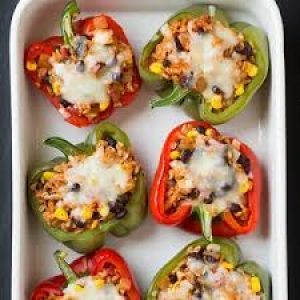 Freezer Friendly - Chicken & White Bean Stuffed Peppers @ Live & Learn Centre