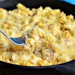 Freezer Friendly - Caramelized Onion and Gouda Mac & Cheese @ Live & Learn Centre