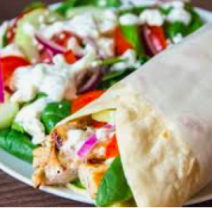 Live & Learn Freezer Friendly Program - Chicken Souvlaki Wrap with Tzatziki @ Live & Learn Centre